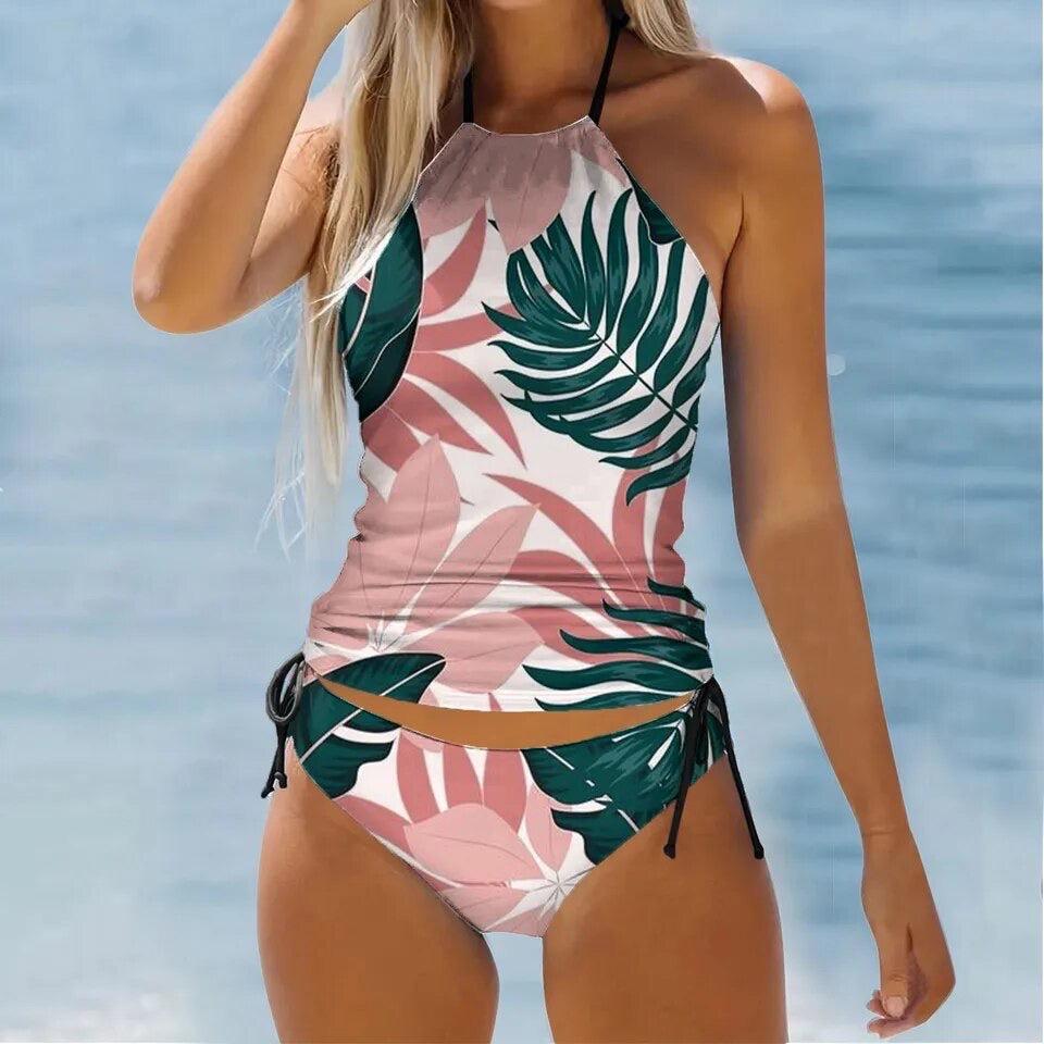 Catelyn Printed Tankini Set