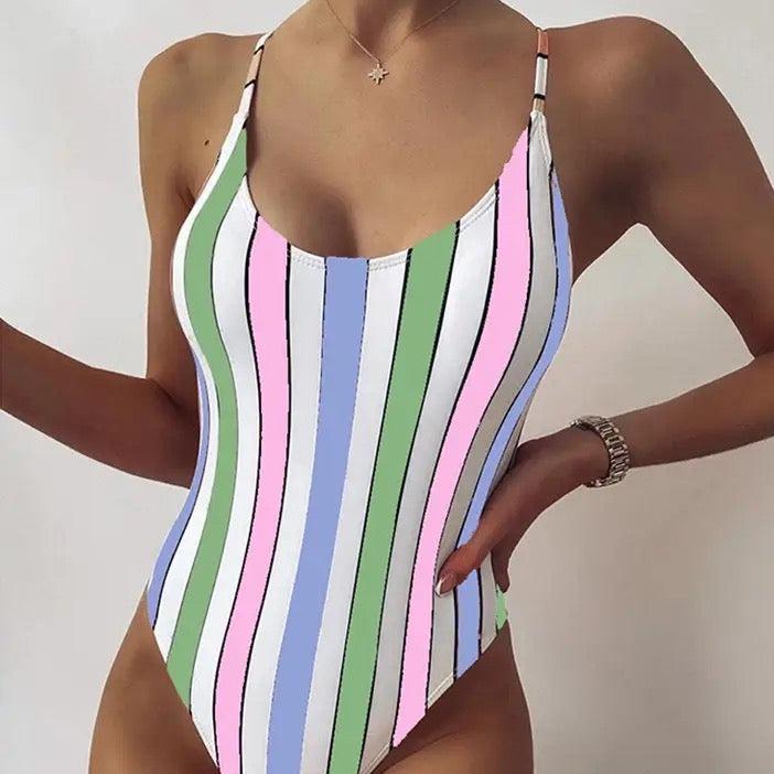 Mila Striped Swimsuit