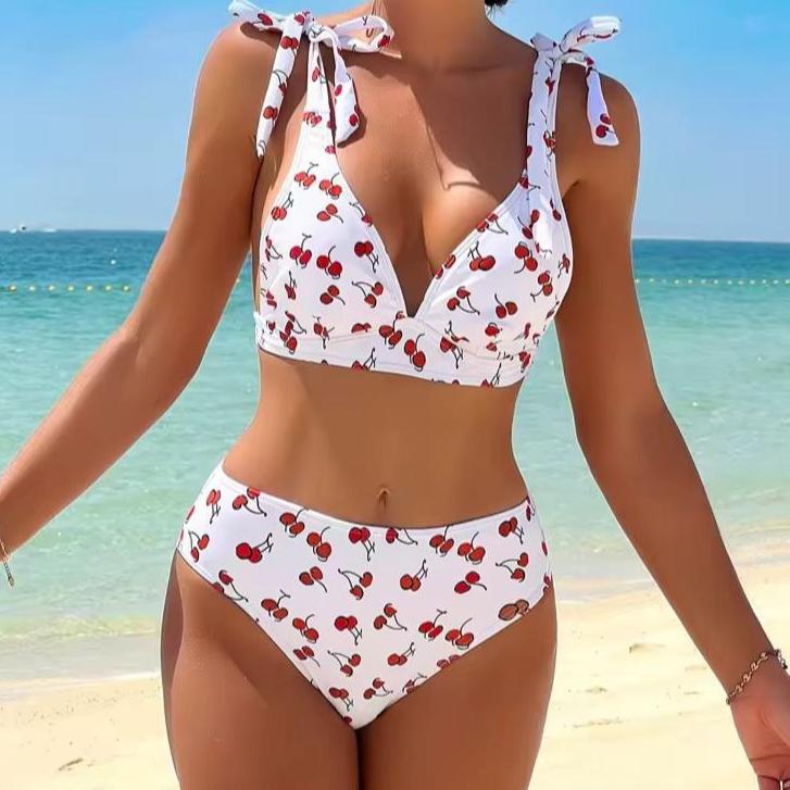 Juniper Cherry Print Bikini Set