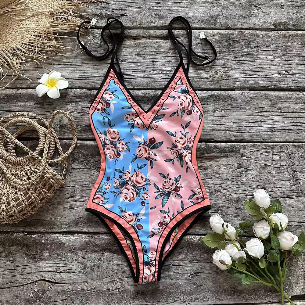 Alivia Elegant Print Swimsuit