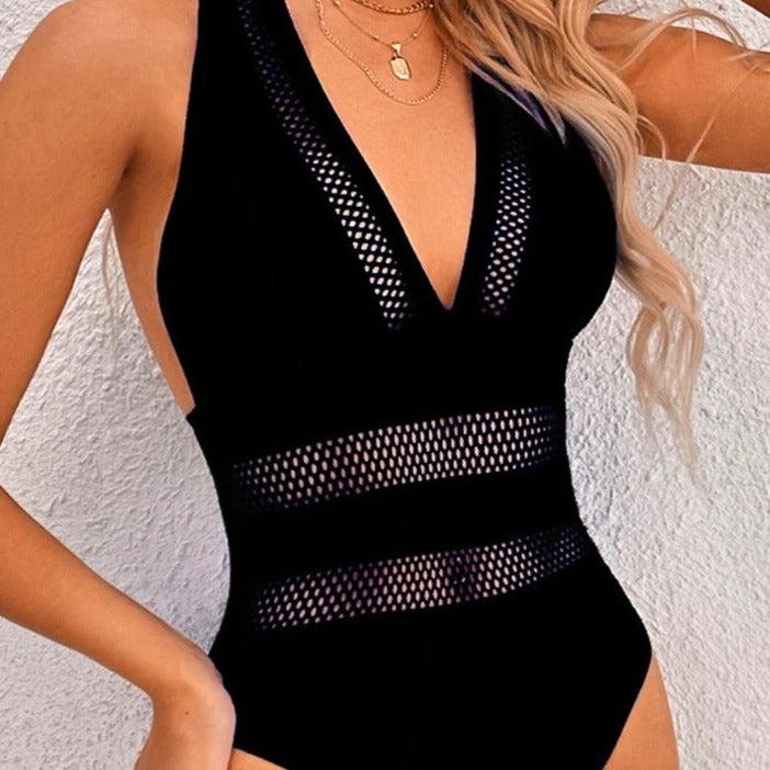 Penelope Mesh Insert Swimsuit