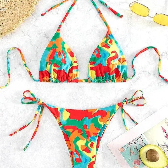 Beatrice Printed Bikini Set