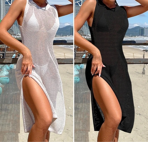 Sofia Midi Slit Beach Cover