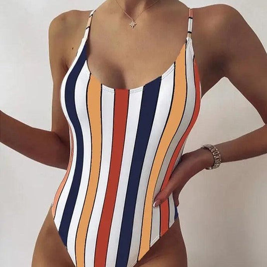 Mila Striped Swimsuit