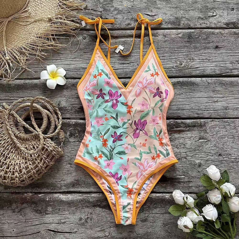 Alivia Elegant Print Swimsuit