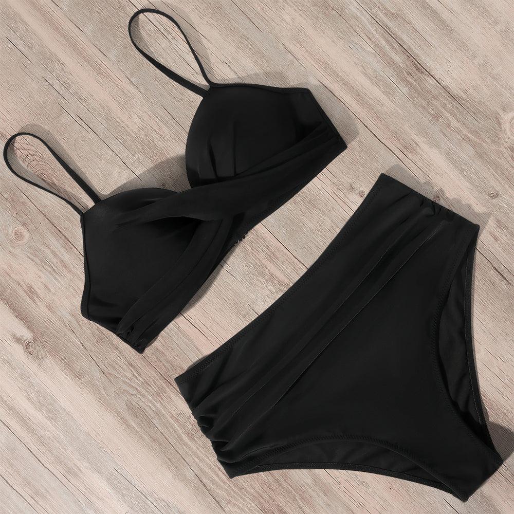 Greta Elegant Padded High Waisted Bikini Set - Gisela Vecchi