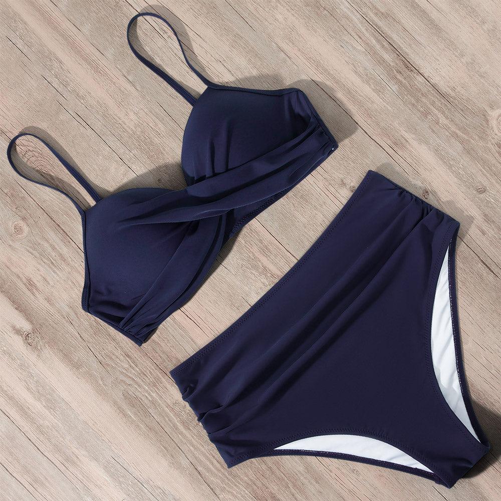 Greta Elegant Padded High Waisted Bikini Set - Gisela Vecchi