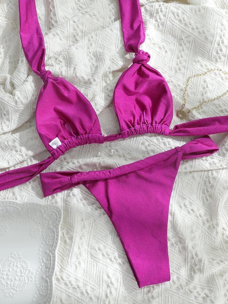 Isabella Elegant Tie Knot 2 Piece Bikini Set - Gisela Vecchi